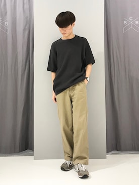 「アイテム（チノパンツ）」を使った、_kaitoさん（メンズ・167cm・10代）の秋コーディネート
