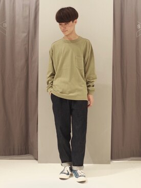 「スタッフセンバツ」｜_kaitoさん（メンズ・167cm）の秋コーディネート