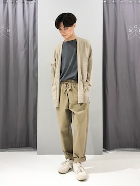 「CRAFT STANDARD BOUTIQUE（クラフトスタンダードブティック）のアイテム（その他パンツ）」を使った、_kaitoさん（メンズ・167cm）の秋コーディネート