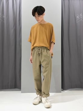 「CRAFT STANDARD BOUTIQUE（クラフトスタンダードブティック）のアイテム（その他パンツ）」を使った、_kaitoさん（メンズ・167cm）の秋コーディネート