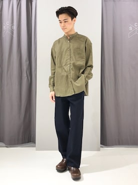 「アイテム（チノパンツ）」を使った、_kaitoさん（メンズ・167cm・10代）の秋コーディネート