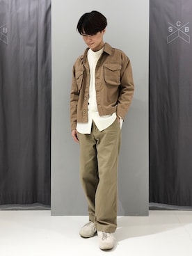 「ミリタリージャケット」｜「アイテム（パンツ）」を使った、_kaitoさん（メンズ・167cm）の秋コーディネート