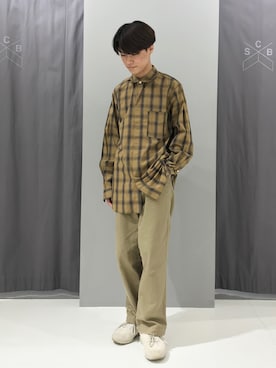 「アイテム（チノパンツ）」を使った、_kaitoさん（メンズ・167cm・10代）の秋コーディネート