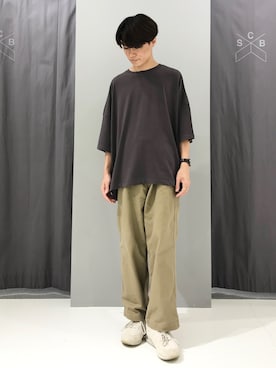 「アイテム（チノパンツ）」を使った、_kaitoさん（メンズ・167cm・10代）の秋コーディネート