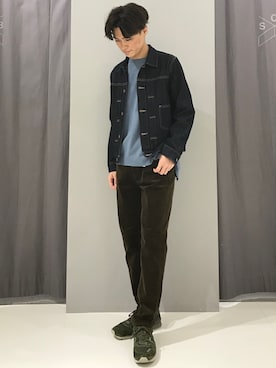 「アイテム（デニムジャケット）」を使った、_kaitoさん（メンズ・167cm・10代）の秋コーディネート