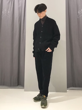 「黒カーディガン」｜_kaitoさん（メンズ・167cm）の秋コーディネート