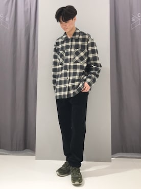 「ブラウンシャツ」｜_kaitoさん（メンズ・167cm）の秋コーディネート