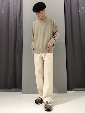 「クルーネックニット」｜_kaitoさん（メンズ・167cm）の秋コーディネート