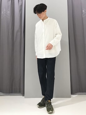 「テーパードデニム」｜_kaitoさん（メンズ・167cm）の秋コーディネート