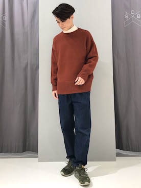 「テラコッタ」｜_kaitoさん（メンズ・167cm）の冬コーディネート