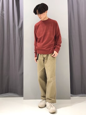 「テラコッタ」｜_kaitoさん（メンズ・167cm）の冬コーディネート