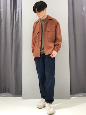 「テラコッタ」｜_kaitoさん（メンズ・167cm）の冬コーディネート