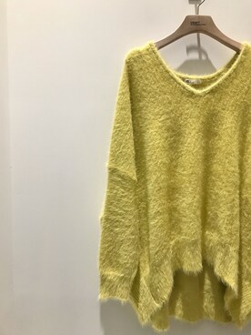 ニット セーターを使った レモンイエロー のメンズ人気ファッションコーディネート Wear