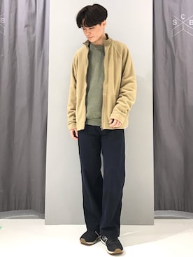 「ジップブルゾン」｜「アイテム（ブルゾン）」を使った、_kaitoさん（メンズ・167cm）の冬コーディネート