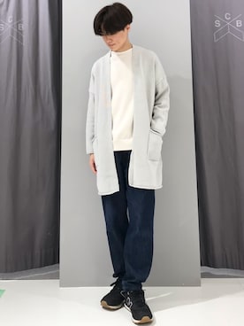 「ニットカーディガン」｜_kaitoさん（メンズ・167cm・20代）の冬コーディネート