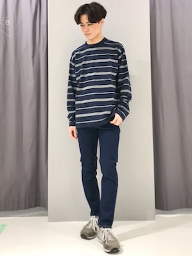 「ロンT」｜_kaitoさん（メンズ・167cm）の冬コーディネート