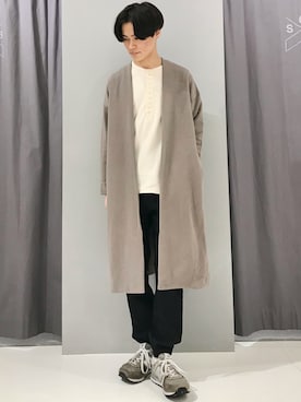 「ガウン」｜_kaitoさん（メンズ・167cm）の冬コーディネート