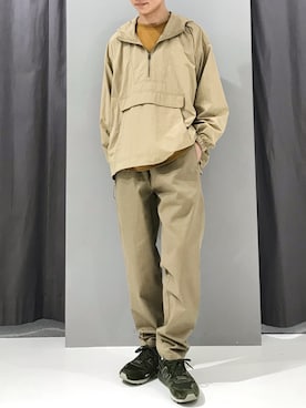 「アノラック」｜「アイテム（ジャケット/アウター）」を使った、_kaitoさん（メンズ・168cm）の春コーディネート