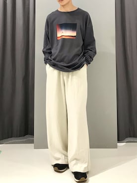 「CRAFT STANDARD BOUTIQUE（クラフトスタンダードブティック）のアイテム（その他パンツ）」を使った、_kaitoさん（メンズ・168cm）の春コーディネート