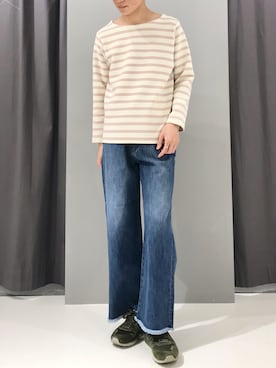 「フレアデニム」｜_kaitoさん（メンズ・168cm・20代）の春コーディネート