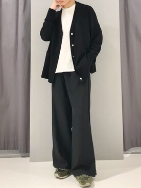 黒カーディガン のメンズ人気ファッションコーディネート Wear
