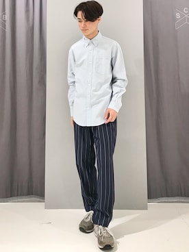 「CRAFT STANDARD BOUTIQUE（クラフトスタンダードブティック）のアイテム（その他パンツ）」を使った、_kaitoさん（メンズ・168cm）の春コーディネート