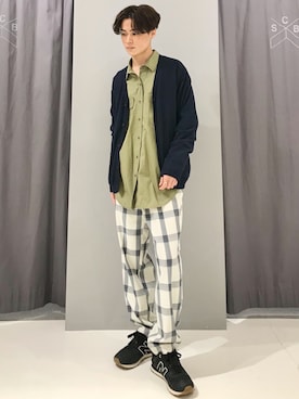 「CRAFT STANDARD BOUTIQUE（クラフトスタンダードブティック）のアイテム（その他パンツ）」を使った、_kaitoさん（メンズ・168cm）の春コーディネート