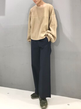 「CRAFT STANDARD BOUTIQUE（クラフトスタンダードブティック）のアイテム（その他パンツ）」を使った、_kaitoさん（メンズ・168cm）の春コーディネート