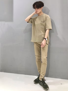 「ワントーンスタイル」｜_kaitoさん（メンズ・168cm）の春コーディネート