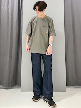 「CRAFT STANDARD BOUTIQUE（クラフトスタンダードブティック）のアイテム（その他パンツ）」を使った、_kaitoさん（メンズ・168cm）の春コーディネート
