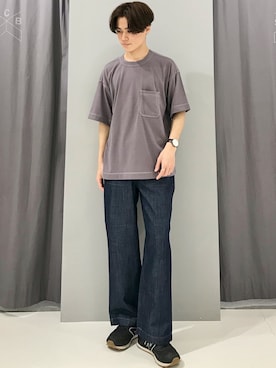 「CRAFT STANDARD BOUTIQUE（クラフトスタンダードブティック）のアイテム（その他パンツ）」を使った、_kaitoさん（メンズ・168cm）の春コーディネート