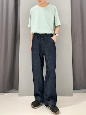 「インディゴデニム」｜_kaitoさん（メンズ・168cm）の春コーディネート