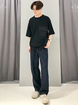 「ポケットＴシャツ」｜_kaitoさん（メンズ・168cm）の春コーディネート