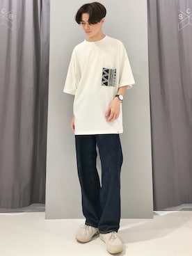 「ポケットＴシャツ」｜_kaitoさん（メンズ・168cm）の春コーディネート