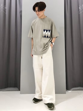 「ポケットＴシャツ」｜_kaitoさん（メンズ・168cm）の春コーディネート