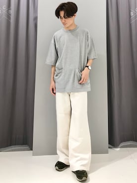 「ポケットＴシャツ」｜_kaitoさん（メンズ・168cm）の春コーディネート