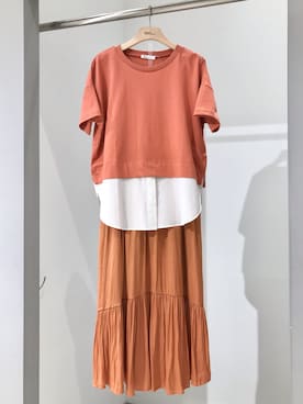 「アイテム（スカート）」を使った、_kaitoさん（メンズ・168cm）の春コーディネート