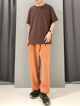 「暖色系」｜_kaitoさん（メンズ・168cm）の春コーディネート