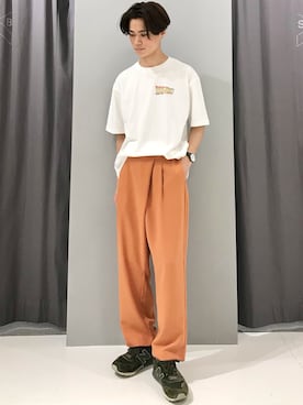 「SEVENDAYS=SUNDAY（セブンデイズサンデイ）のアイテム（トップス）」を使った、_kaitoさん（メンズ・168cm）の春コーディネート