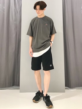 「SEVENDAYS=SUNDAY（セブンデイズサンデイ）のアイテム（トップス）」を使った、_kaitoさん（メンズ・168cm）の春コーディネート