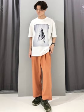 「SEVENDAYS=SUNDAY（セブンデイズサンデイ）のアイテム（トップス）」を使った、_kaitoさん（メンズ・168cm）の春コーディネート