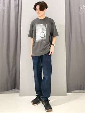 「SEVENDAYS=SUNDAY（セブンデイズサンデイ）のアイテム（トップス）」を使った、_kaitoさん（メンズ・168cm）の春コーディネート