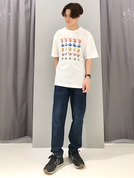 「SEVENDAYS=SUNDAY（セブンデイズサンデイ）のアイテム（トップス）」を使った、_kaitoさん（メンズ・168cm）の春コーディネート