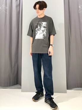 「SEVENDAYS=SUNDAY（セブンデイズサンデイ）のアイテム（トップス）」を使った、_kaitoさん（メンズ・168cm）の春コーディネート