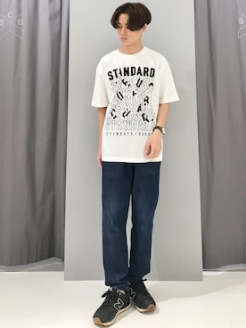 「SEVENDAYS=SUNDAY（セブンデイズサンデイ）のアイテム（トップス）」を使った、_kaitoさん（メンズ・168cm）の春コーディネート
