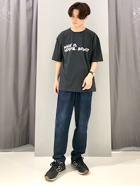 「SEVENDAYS=SUNDAY（セブンデイズサンデイ）のアイテム（トップス）」を使った、_kaitoさん（メンズ・168cm）の春コーディネート