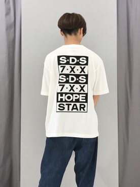 「SEVENDAYS=SUNDAY（セブンデイズサンデイ）のアイテム（トップス）」を使った、_kaitoさん（メンズ・168cm）の春コーディネート
