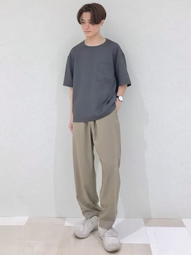 くすみカラーコーデ のメンズ人気ファッションコーディネート Wear