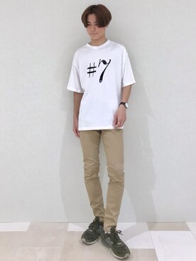 「SEVENDAYS=SUNDAY（セブンデイズサンデイ）のアイテム（トップス）」を使った、_kaitoさん（メンズ・168cm）の夏コーディネート
