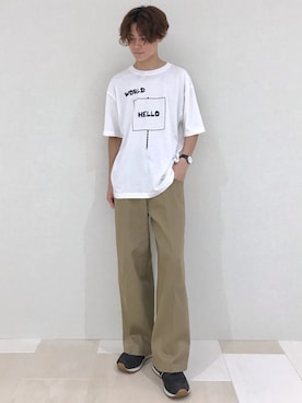 「SEVENDAYS=SUNDAY（セブンデイズサンデイ）のアイテム（トップス）」を使った、_kaitoさん（メンズ・168cm）の夏コーディネート